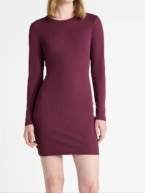 3/$10 Long Sleeve Ribbed Bodycon Dress